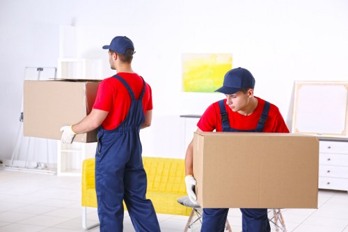 Moving truck in Barnet ready for a local house move