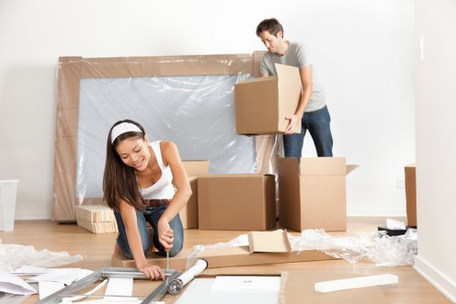 Moving team helping with a home move in Barnet