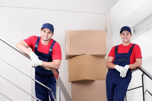 A local Barnet student removals service loading items for transport