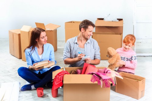Office packing boxes and relocation supplies in Barnet