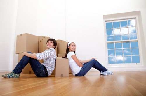 Professional Barnet man with a van for home and office transport