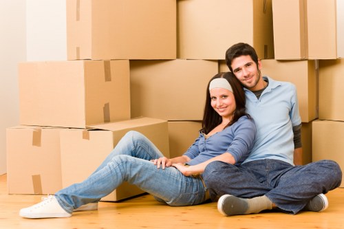 Local van service helping with a flat move in Barnet