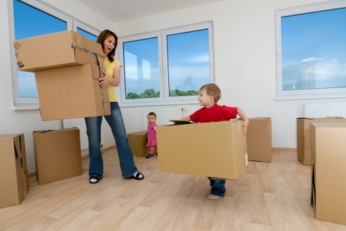Final delivery and placement of furniture by Barnet movers