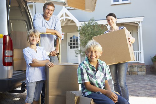 Removal van loaded for a local relocation in Barnet