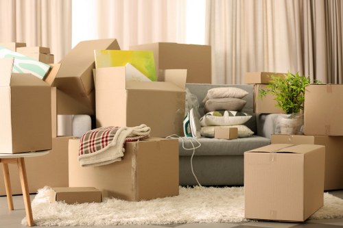 Professional movers handling office relocation in Barnet